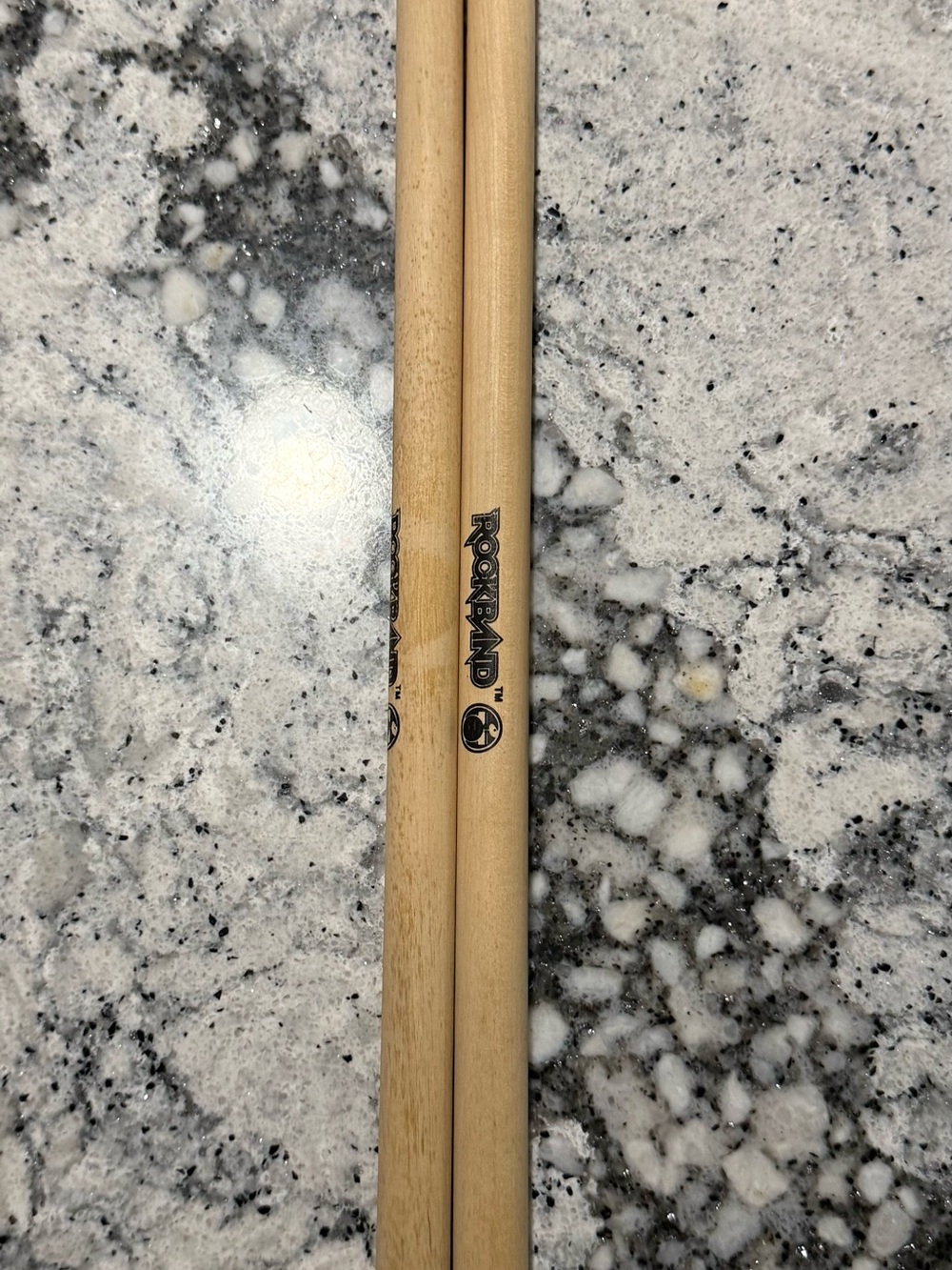 Natural Wood Drumsticks by Rockerband